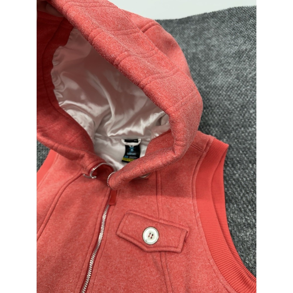 Burton Women's Medium Dryride Starr Vest Lined Hooded Ski Snowboard Red/Pink - Picture 5 of 11